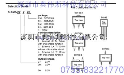 BELLING場效應管 BL8505-501SM